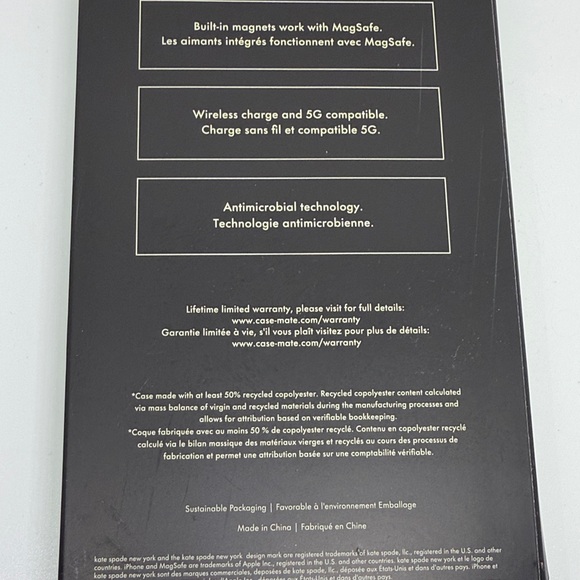 kate spade New York iPhone 15 Pro Case - Pink, Blue, and Gold Floral - Picture 4 of 7